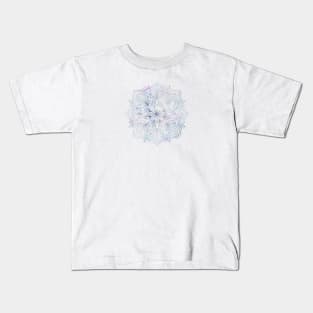 Iridescent Rainbow Pretty Mandala Kids T-Shirt